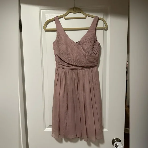 princess polly baby blue dress Light Dusty Rose Pink Bridesmaid Gowns main image 1